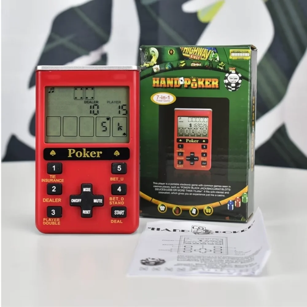 LYGHT 7-in-1 Poker+ Handheld Electronic Game Console